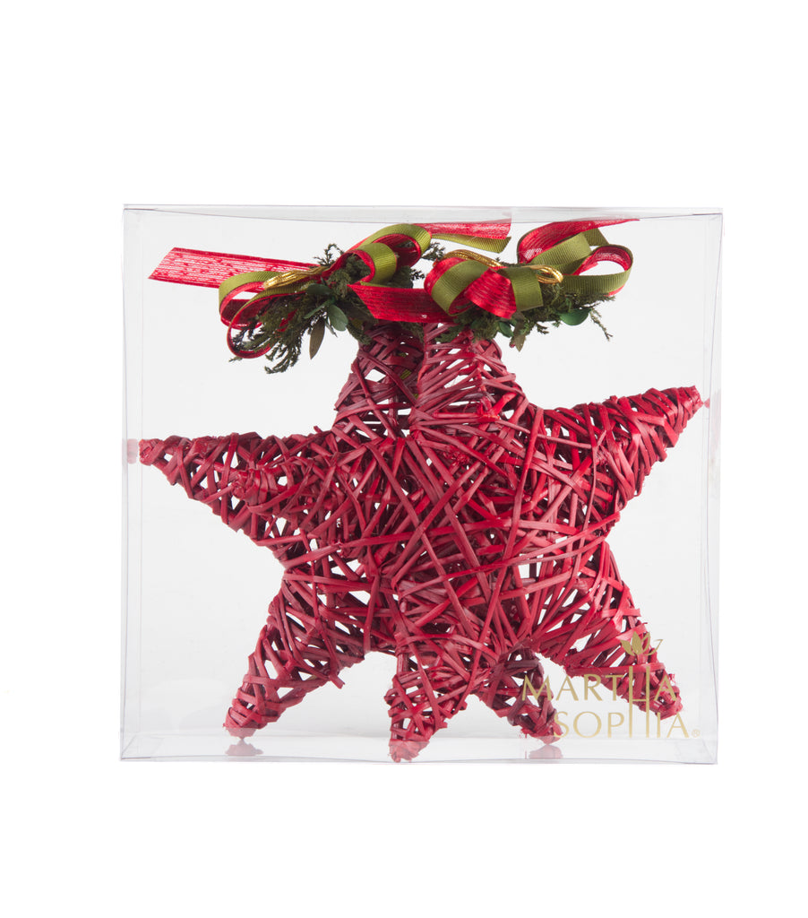 Estuche con 2 Piezas de Estrellas de Curly Redwood