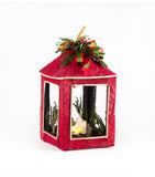 Estuche con 1 Pieza de Farol Grande de Corteza y Hoja de Encino Redwood