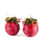 Estuche con 2 Piezas de Esferas de Curly Redwood