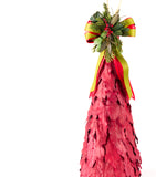 Estuche con 2 Piezas de Pinos Chicos de Hoja de Laurel Red Wood