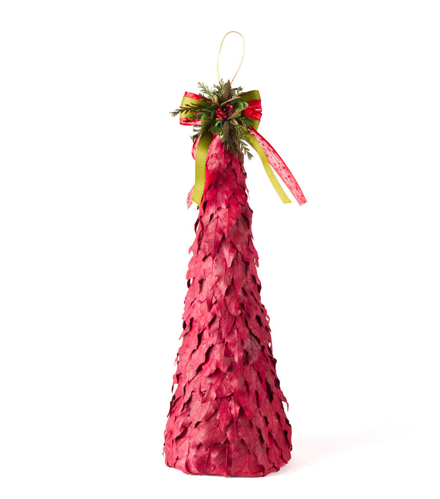 Estuche con 1 Pieza de Pino Grande de Hoja de Laurel Red Wood