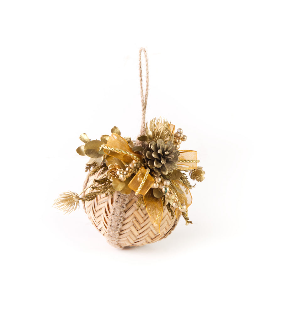 Estuche con 2 Piezas de Esferas de Tejido Vegetal Chicas Frosty Forest