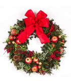 Corona Navideña #3 Redwood