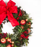 Corona Navideña #3 Redwood