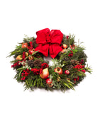 Corona Navideña #2 Redwood