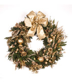 Corona Navideña #3 Golden Forest