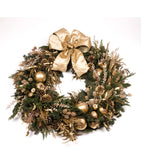 Corona Navideña #3 Golden Forest