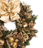 Corona Navideña #2 Golden Forest