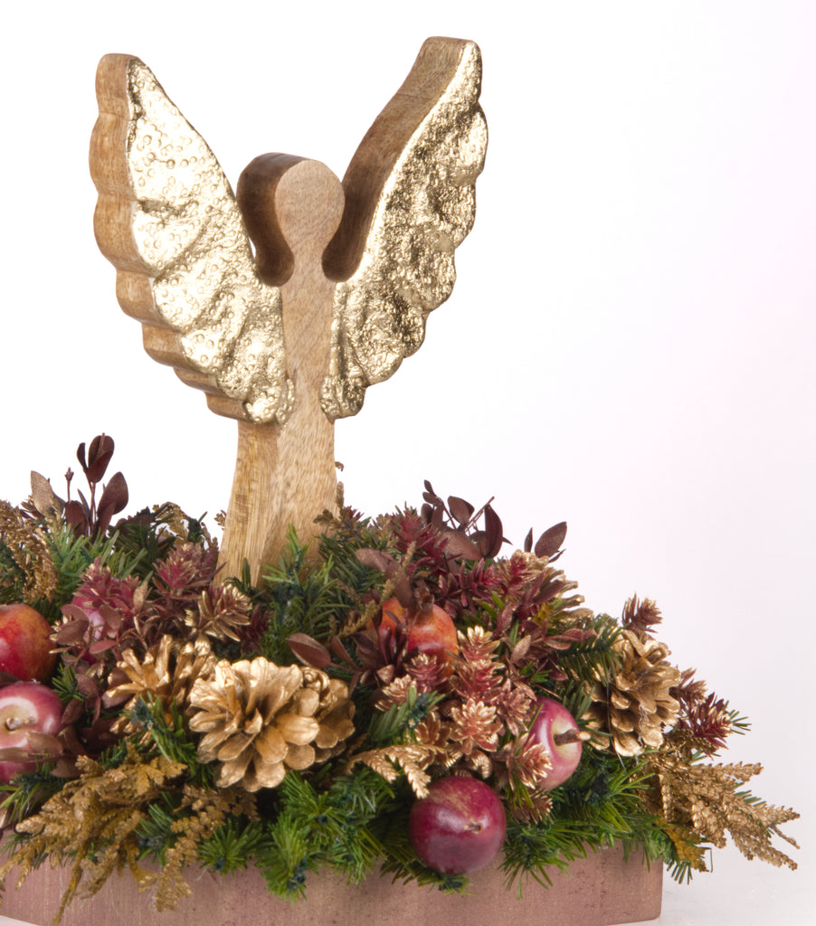 Centro de Mesa con Ángel Alas Abiertas Martha Sophia