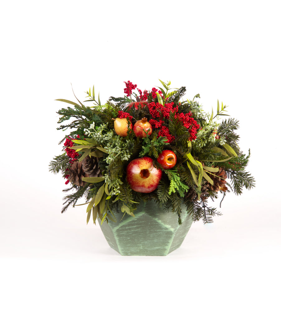 Cache Pot Grande Pentagono Redwood