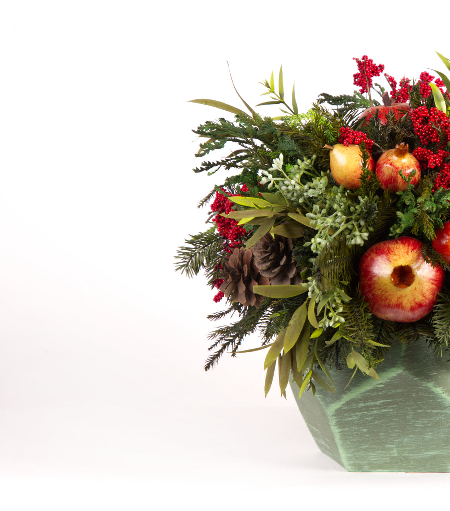 Cache Pot Grande Pentagono Redwood