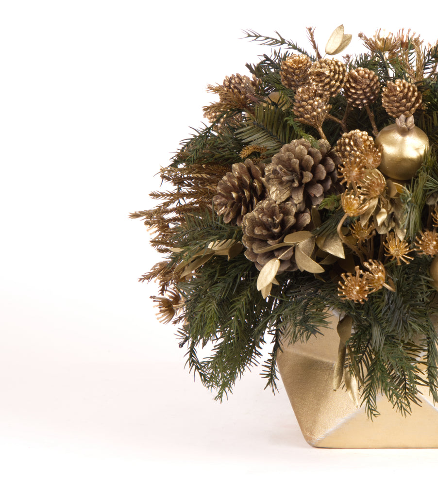 Cache Pot Chico Alajero Golden Forest