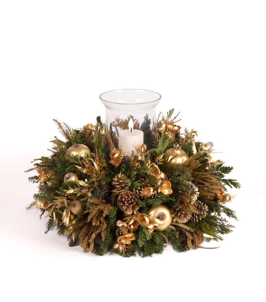 Centro de Mesa con Quinque Golden Forest
