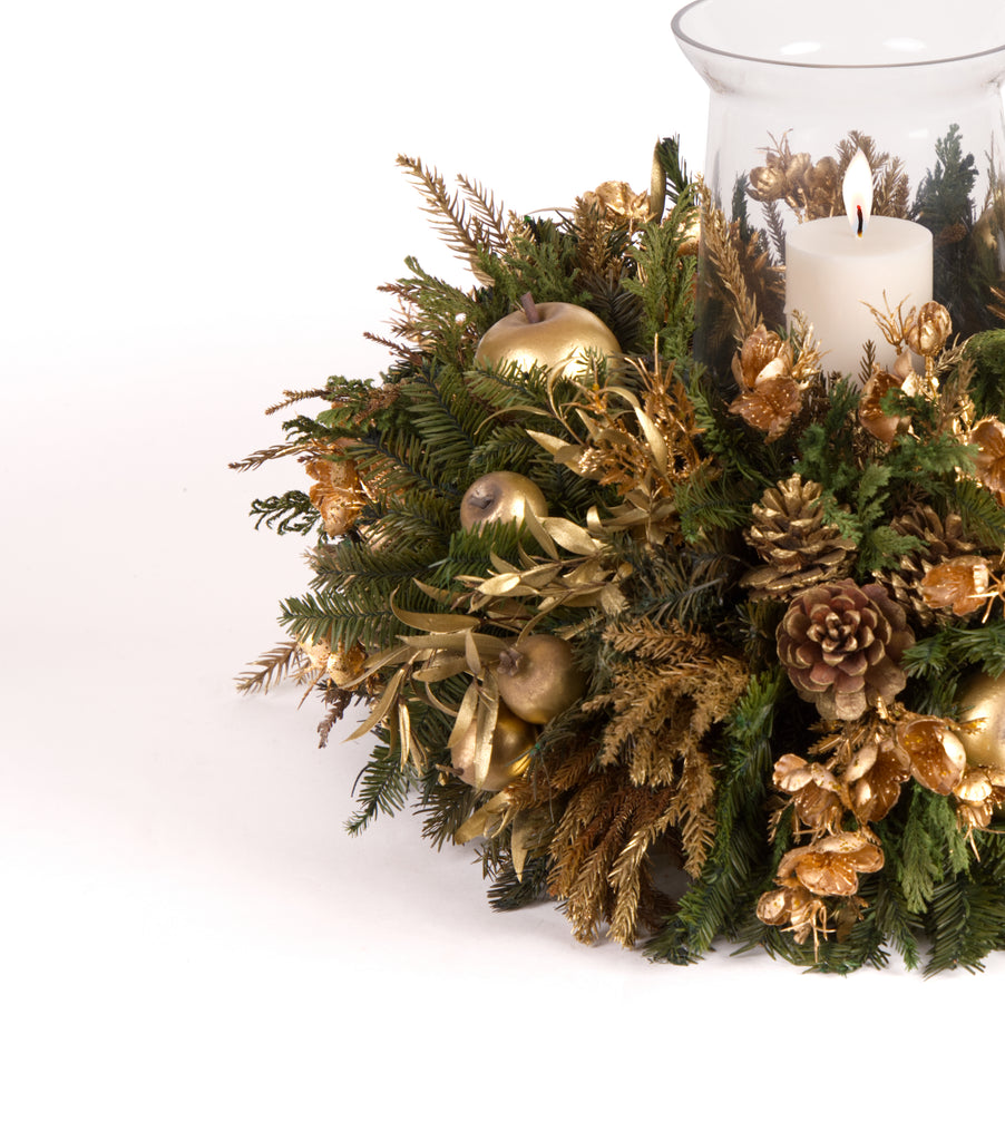 Centro de Mesa con Quinque Golden Forest