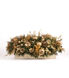 Centro de Mesa Rectangular Golden Forest