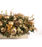 Centro de Mesa Rectangular Golden Forest