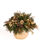 Cache Pot Grande Esfera Golden Forest