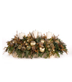 Centro de Mesa Rectangular con 3 Velas Terranova