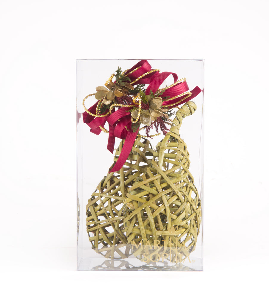 Estuche con 2 Piezas de Peras de Curly Martha Sophia