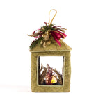 Estuche con 1 Pieza de Farol Mediano de Corteza y Hoja de Encino Martha Sophia