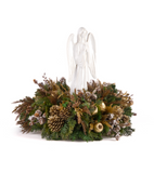 Centro de Mesa con Ángel Rezando de Cerámica Terranova