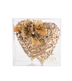 Estuche con 2pzas Corazones de Curly Golden Forest