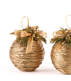 Estuche con 2pzas Esferas de Curly Golden Forest