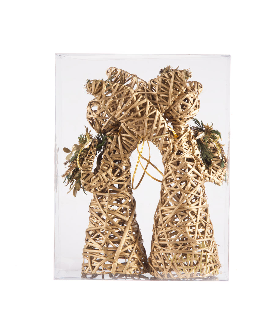 Estuche con 2 Pzas de Ángeles de Curly Golden Forest