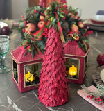 Estuche con 1 Pieza de Pino Grande de Hoja de Laurel Red Wood