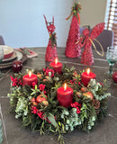 Corona de Adviento Redwood