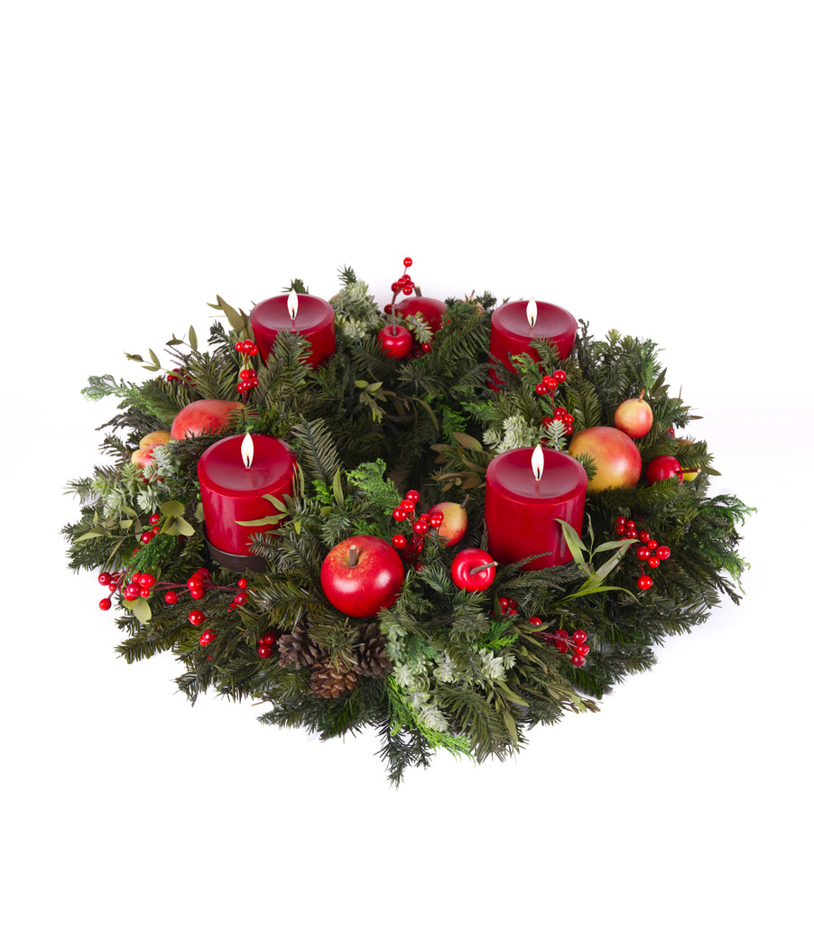 Corona de Adviento Woodland