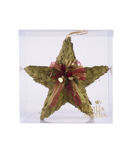 Estuche con 2 Piezas de Estrellas de Hojas de Encino y Laurel Martha Sophia