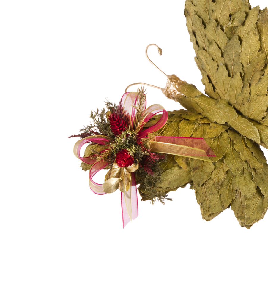Estuche con 2 piezas de Mariposas de Hoja de Encino Martha Sophia