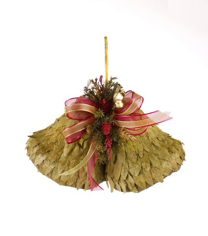 Estuche con 2 Piezas de Campanas de Hoja de Encino Martha Sophia