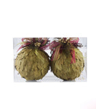 Estuche con 2 Piezas de Esferas Chicas de Encino Martha Sophia