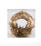 Estuche con 2 Piezas de Coronas de Hoja de Encino y Laurel Golden Woods