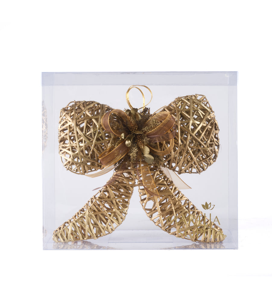Estuche con 2 Piezas de Moños de Curly Golden Woods