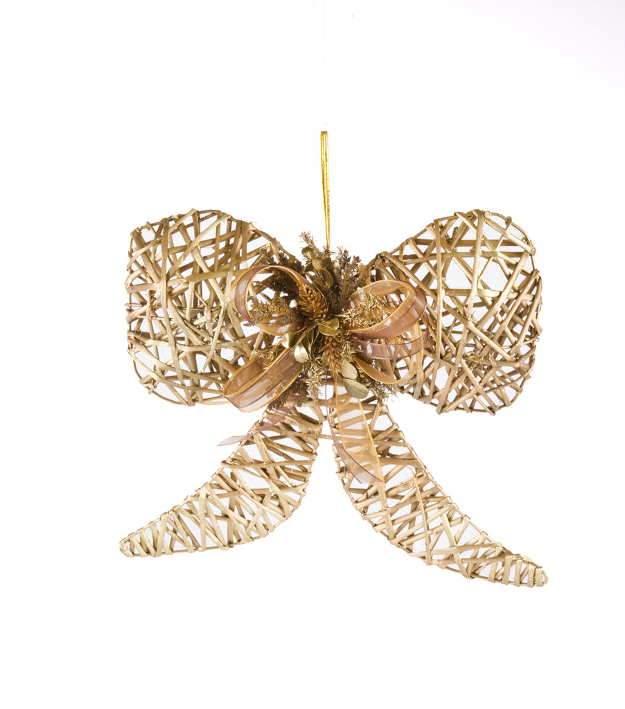 Estuche con 2 Piezas de Moños de Curly Golden Woods