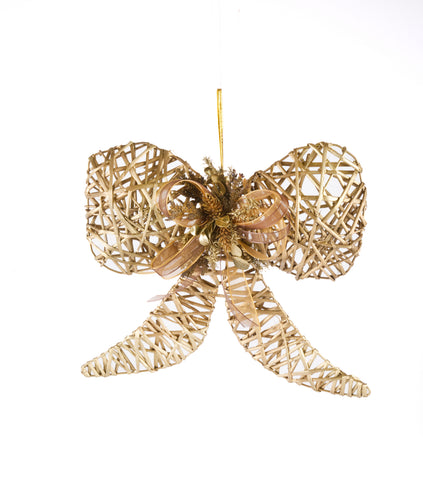 Estuche con 2 Piezas de Moños de Curly Golden Woods