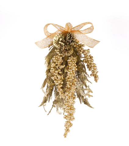 Corsage para Árbol c/Berries Golden Woods