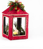 Estuche con 1 Pieza de Farol Grande de Corteza y Hoja de Encino Redwood