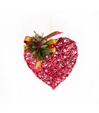 Estuche con 2 Piezas de Corazones de Curly Redwood