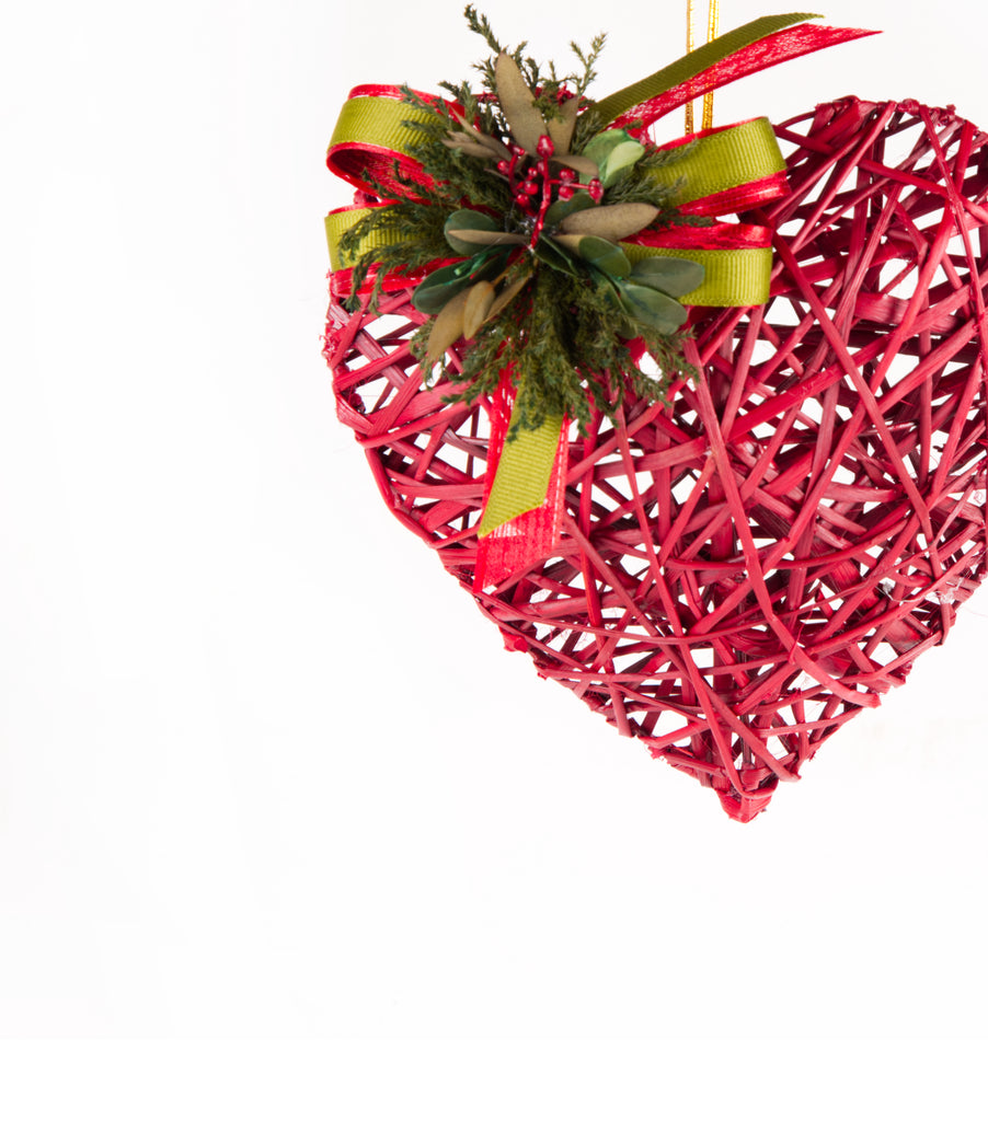 Estuche con 2 Piezas de Corazones de Curly Redwood