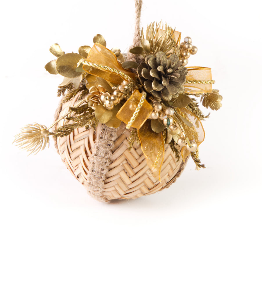 Estuche con 2 Piezas de Esferas de Tejido Vegetal Chicas Frosty Forest