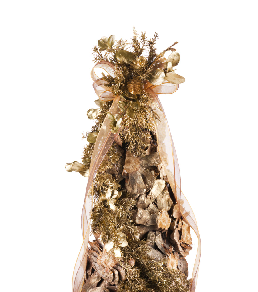 Estuche con 2 Piezas de Pinos Chicos de Corteza Golden Woods