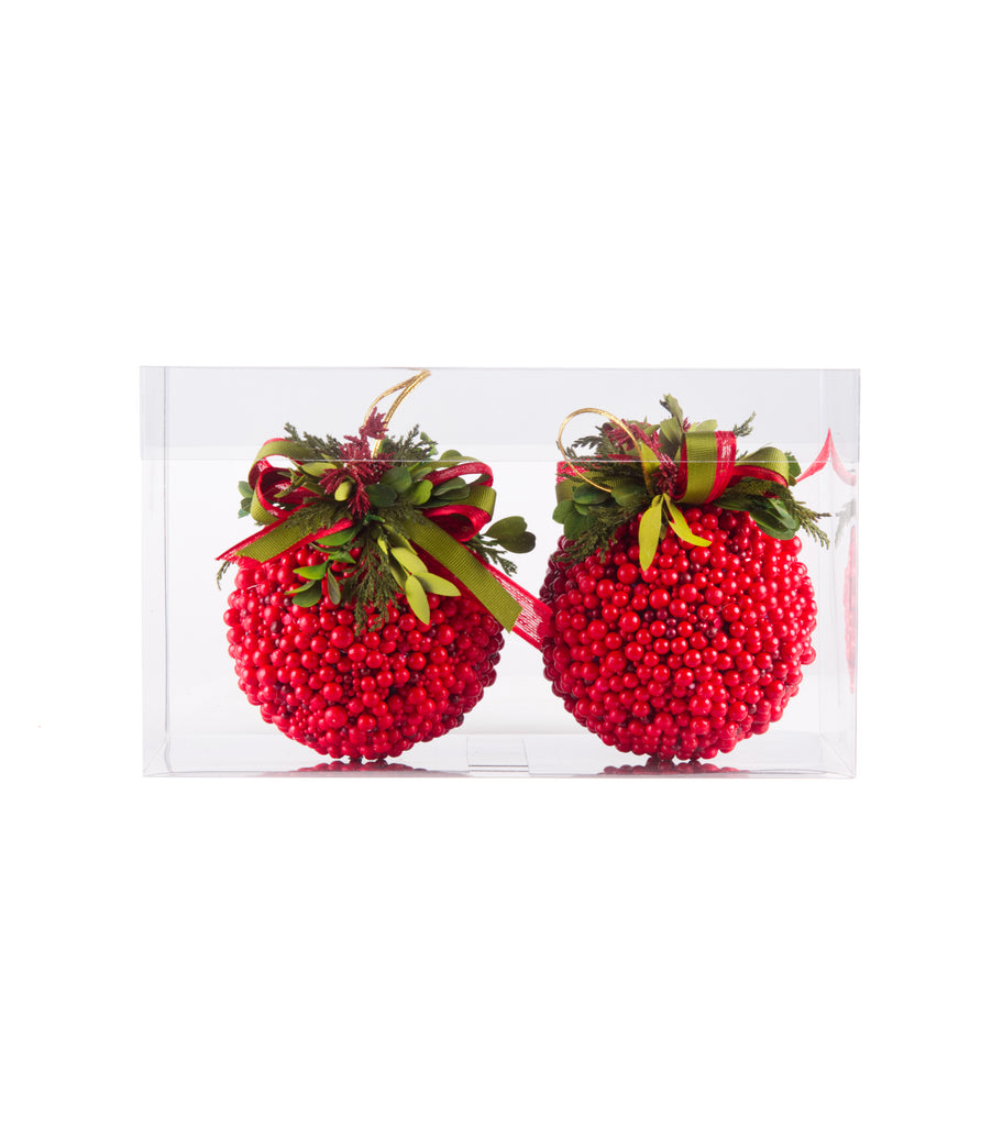 Estuche con 2 Piezas de Esferas Berries Redwood