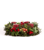 Corona de Adviento Red Wood