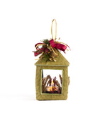 Estuche con 2 Piezas de Farol Chico de Corteza y Hoja de Encino Martha Sophia