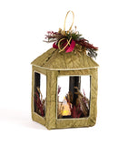 Estuche con 1 Pieza de Farol Grande de Corteza y Hoja de Encino Martha Sophia