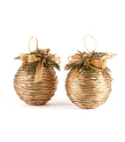 Estuche con 2pzas Esferas de Curly Golden Forest